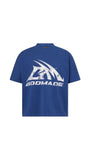 Godmade Logo Washed Blue Tee