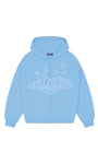 BROKEN PLANET ZIP UP SKY BLUE