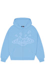 Broken Planet Zip Up Sky Blue
