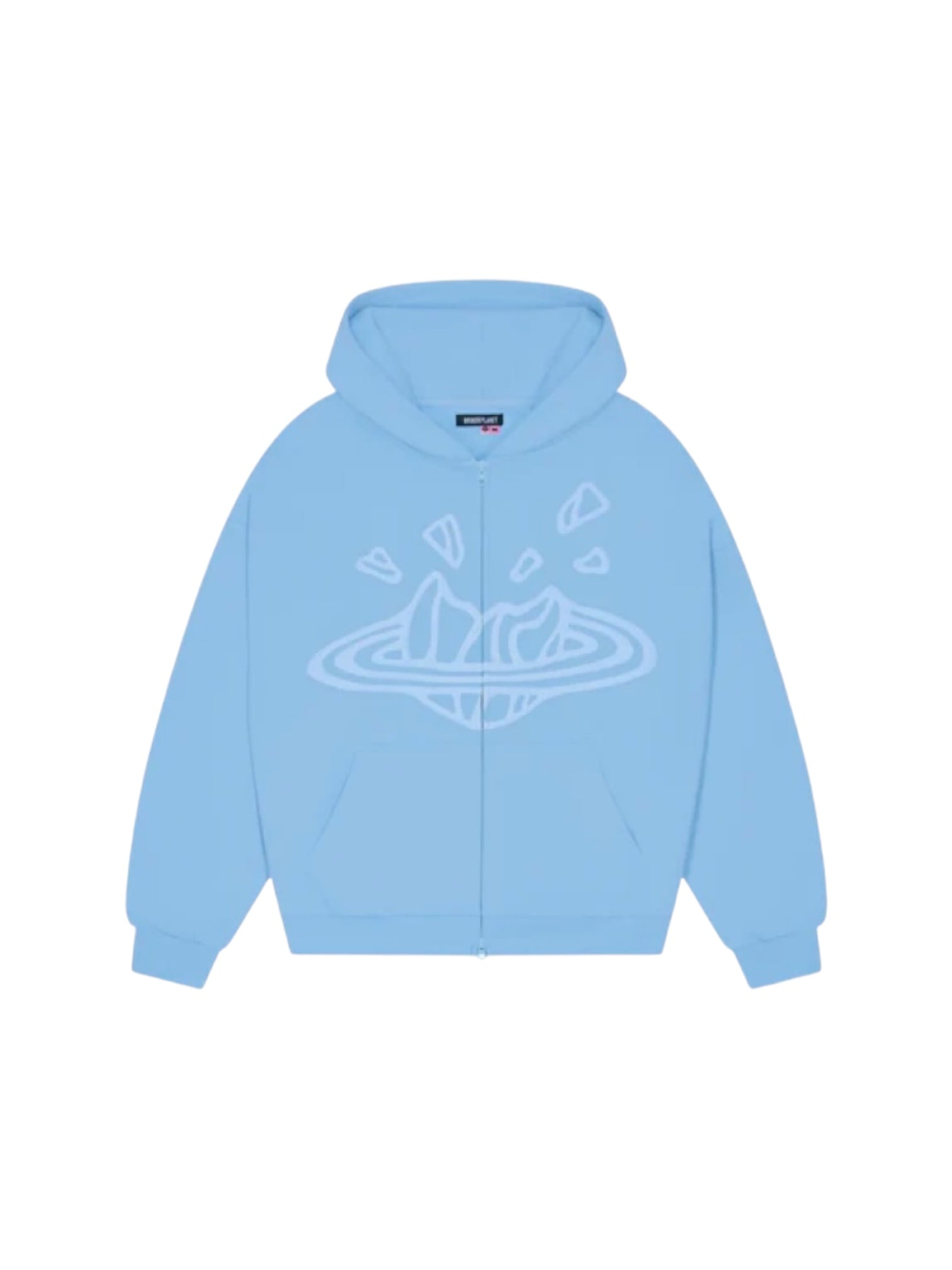 Broken Planet Zip Up Sky Blue