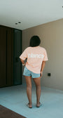 BLANCS WAFFLE KNIT S/S - PEACH