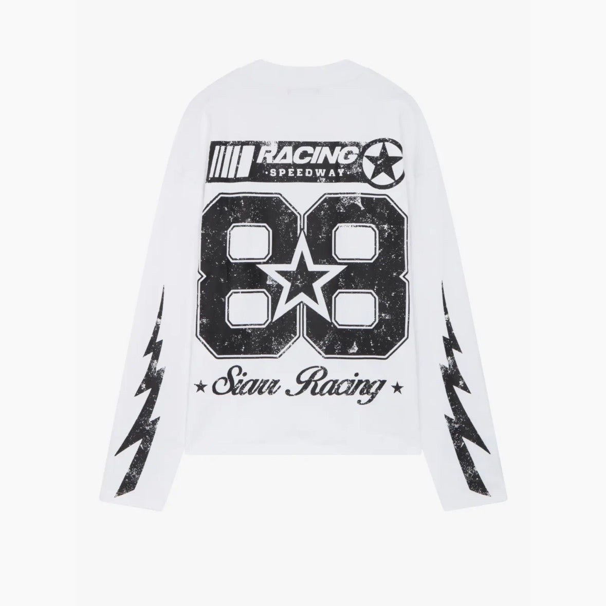 SIARR SPEEDWAY L/S TEE ( WHITE)