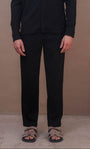 Belier Hassan Seersucker Trousers - Black