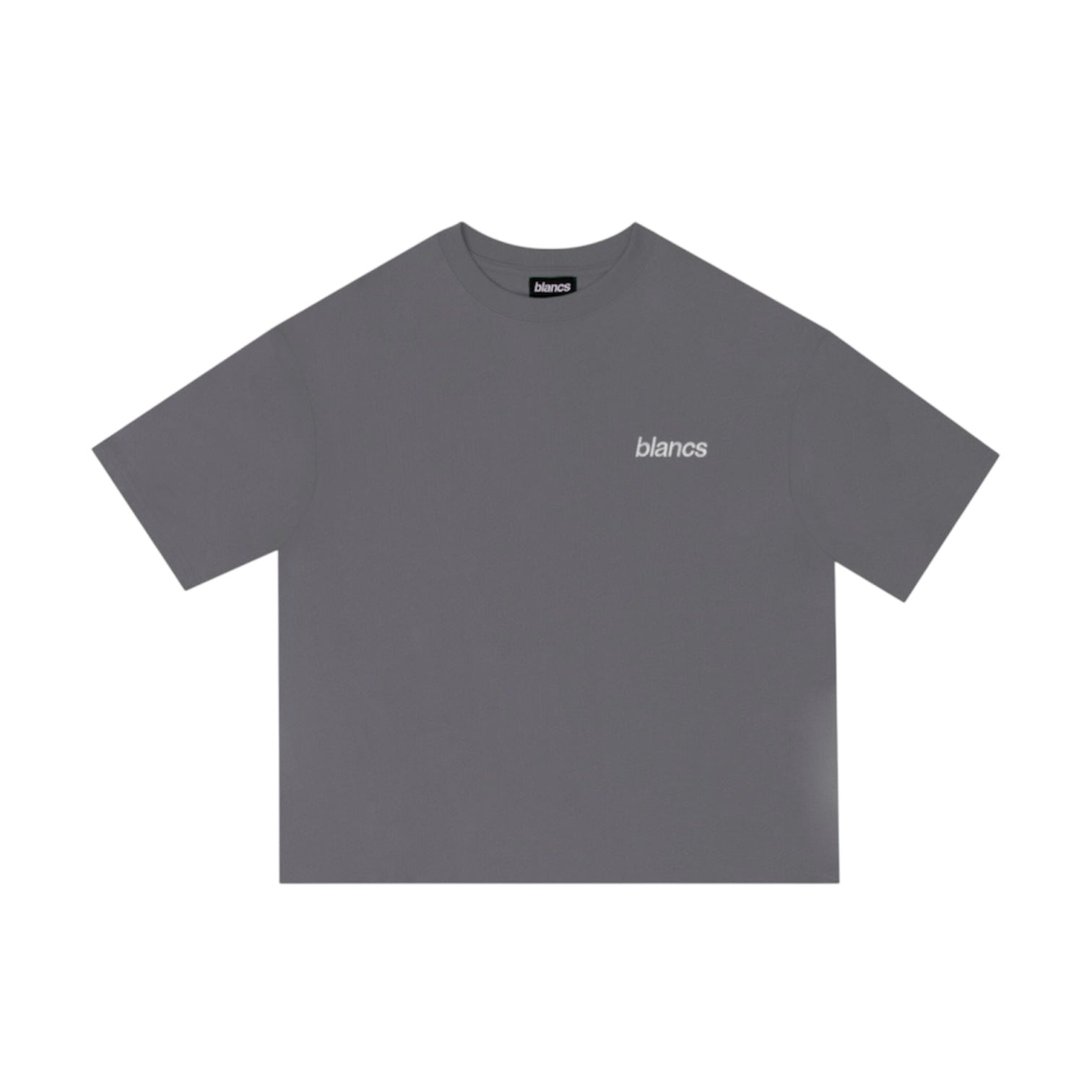 BLANCS CLASSIC LOGO TEE GREY
