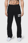 Annie Hood Appliqué Joggers Black