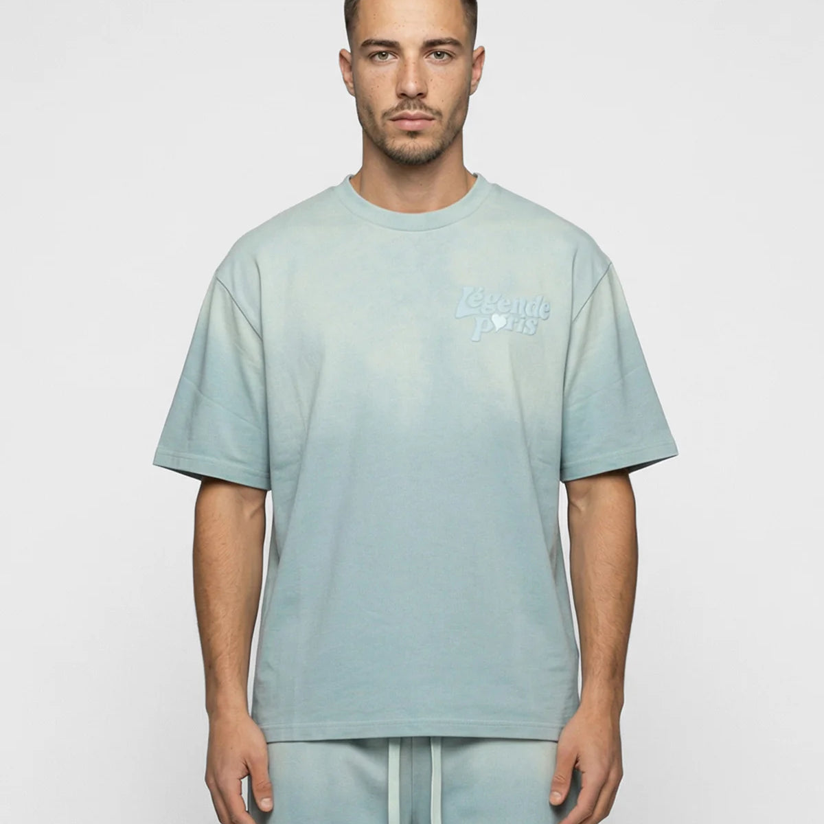 LEGENDE LND GRADIENT T SHIRT ICEY BLUE