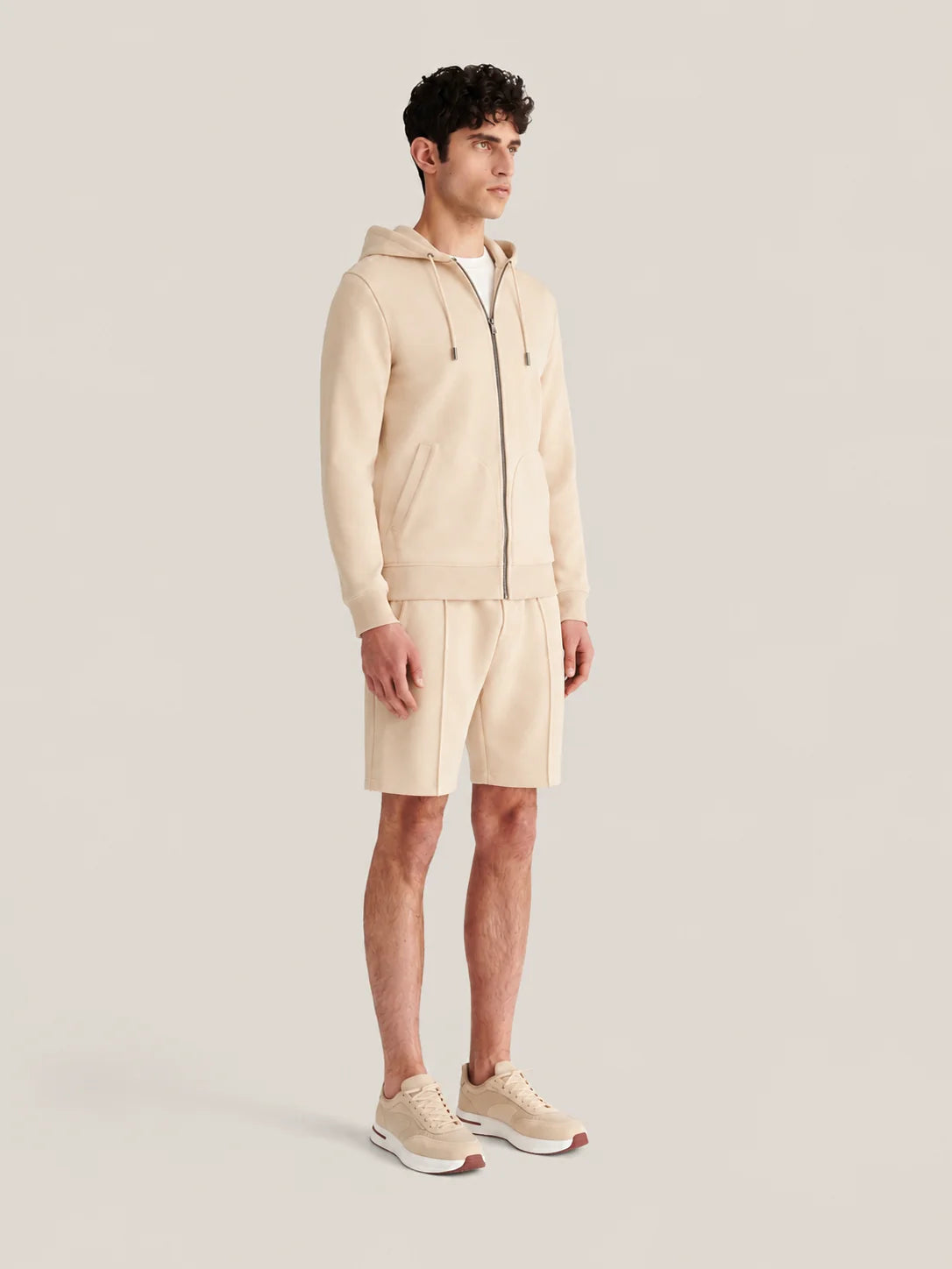 PECKHAM RYE Riva Jersey Interlock Short in Peyote