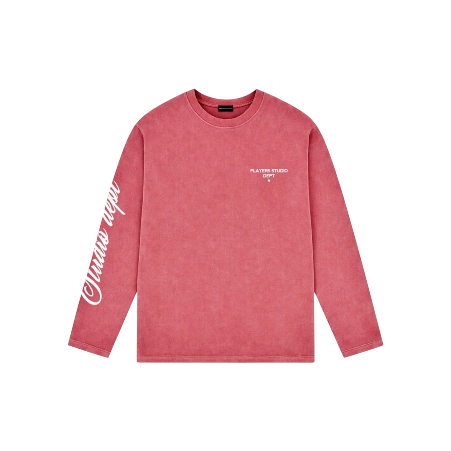 PLAYERS ONLY STUDIO DEPT VINTAGE RED LONG SLEEVE