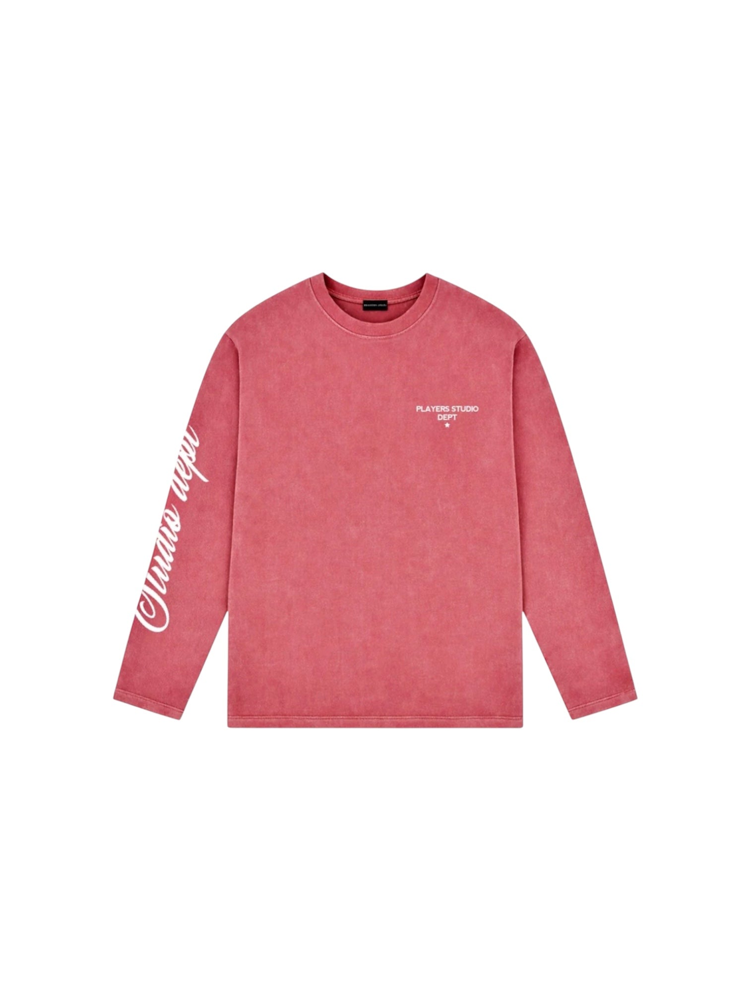 PLAYERS ONLY STUDIO DEPT VINTAGE RED LONG SLEEVE