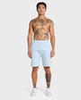 Annie Hood College Logo Baby Blue Shorts