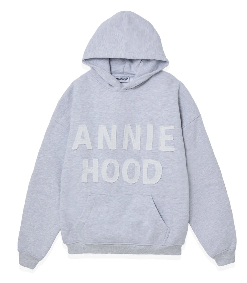 Annie Hood Applique Hoodie ‘Grey’