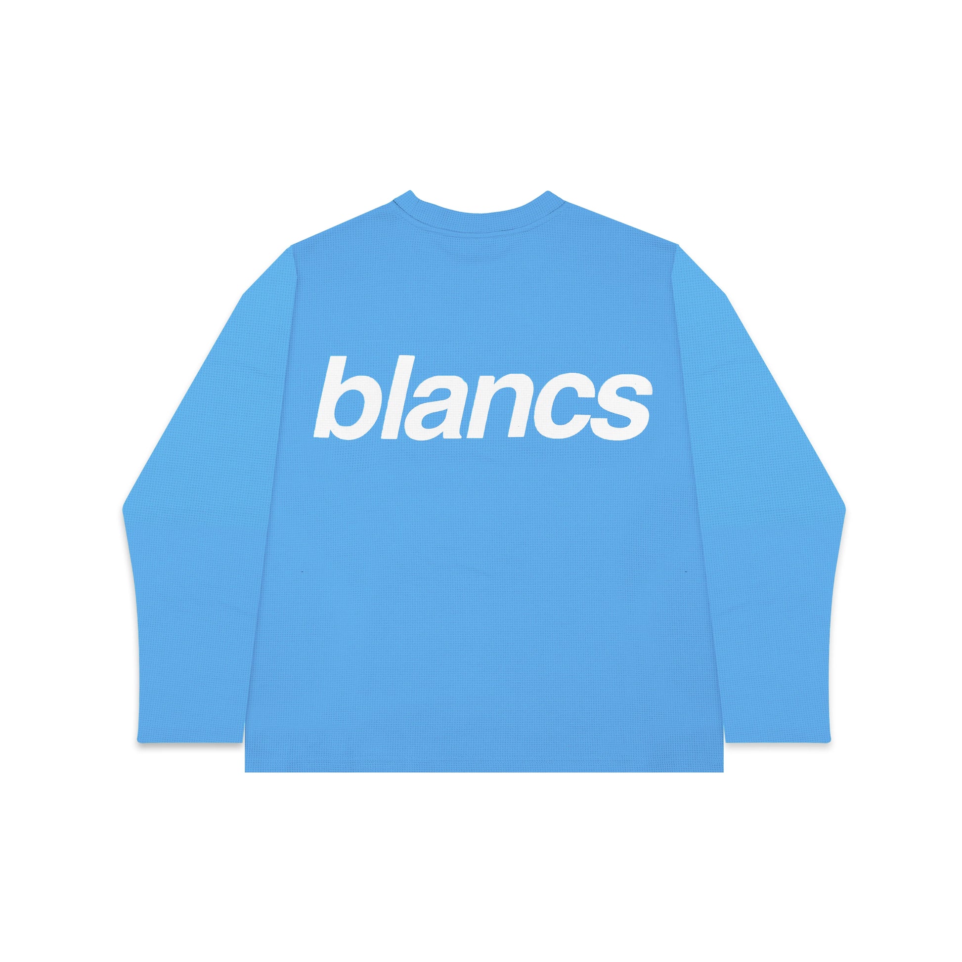 Blancs Waffle Knit Longsleeve Baby Blue