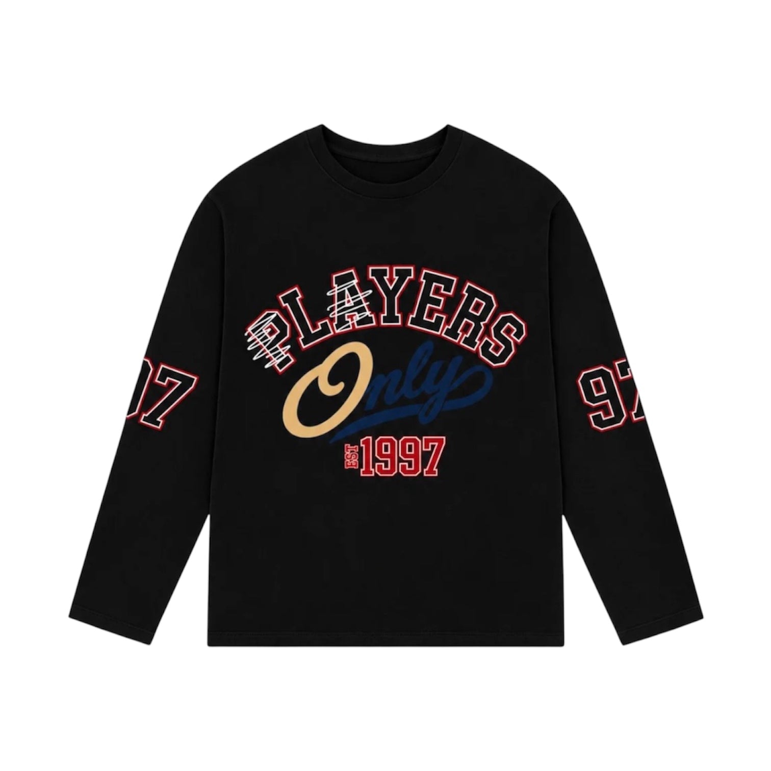 PLAYERS ONLY BLACK JERSEY LONG SLEEVE