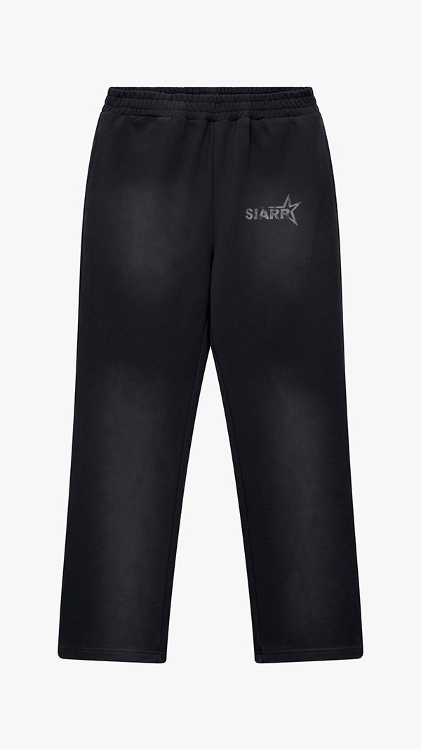 Siarr Star Joggers Black