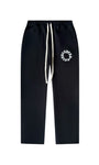 PLAYERS ONLY BLACK EMBROIDERED SWEATPANTS