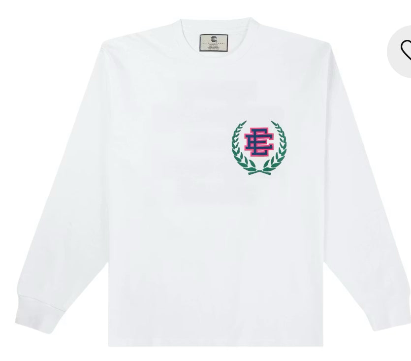Eric Emanuel White Wreath Longsleeve Tee