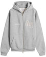 Annie Hood College Logo Zipper Grey