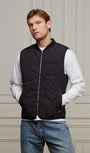 BELIER BLACK ONION QUILT GILET