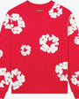 Denim Tears Long Sleeve Tee “red”