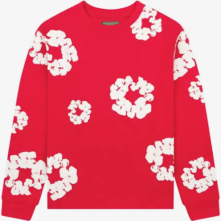 Denim Tears Long Sleeve Tee “red”