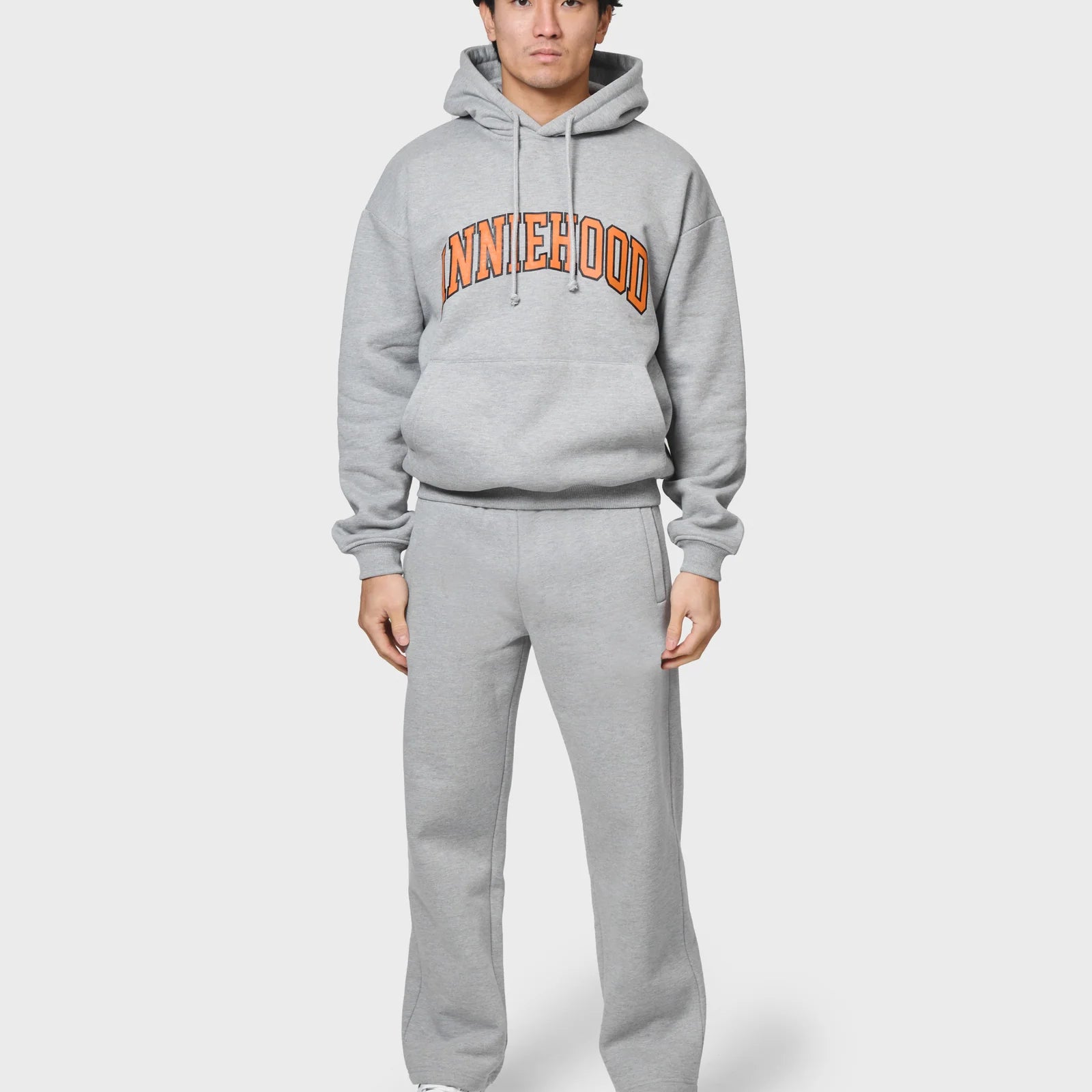 Annie Hood College Arch Hoody Grey/Orange
