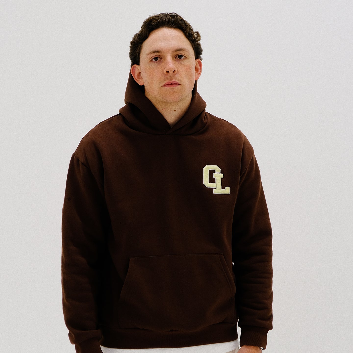 Cherry Location Brown Hoodie, alternate view 2