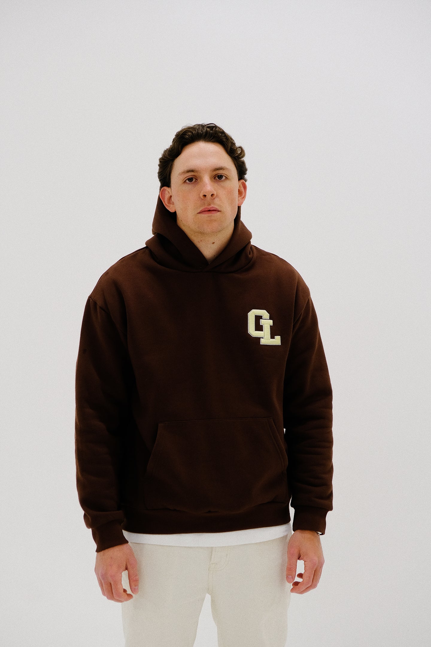 Cherry Location Brown Hoodie, alternate view 2