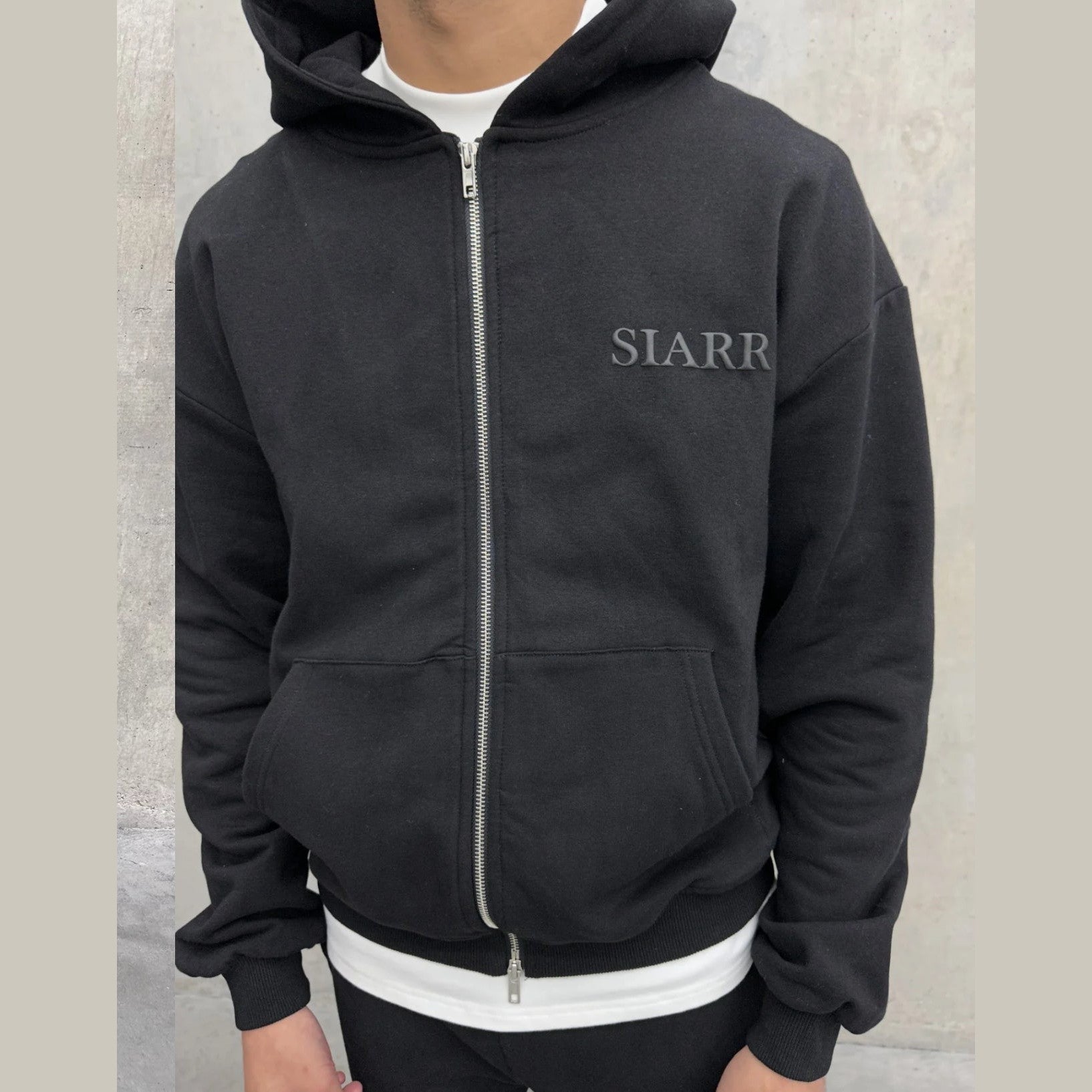 Siarr Zip Hoodie ‘Black’