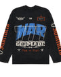 Godmade War Logo Longsleeve Black