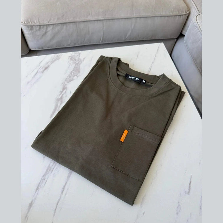 Studio By Charles Tee Khaki T Shirt