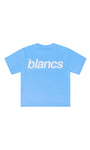 BLANCS WAFFLE KNIT SHORT SLEEVE BABY BLUE