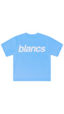 Blancs Waffle Knit Short Sleeve Baby Blue