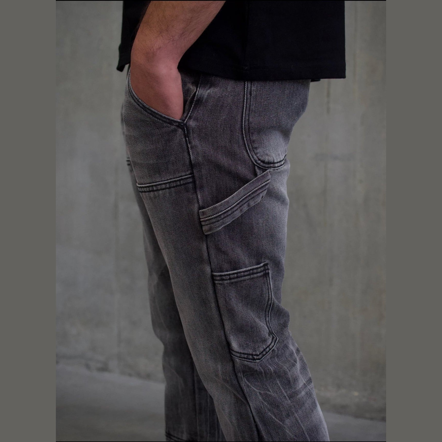 Siarr Carpenter Jeans ‘Dark Grey’