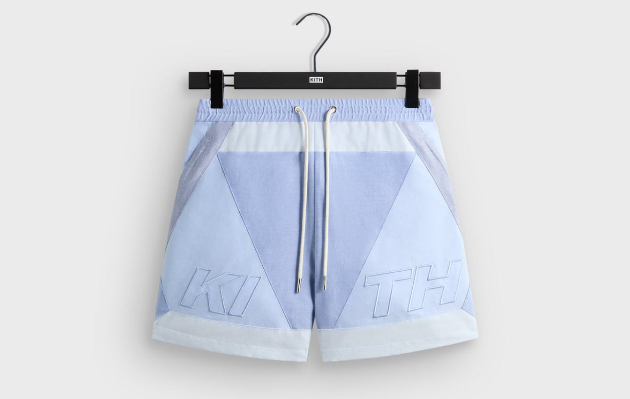 Kith Oxford Washed Blue Turbo Short
