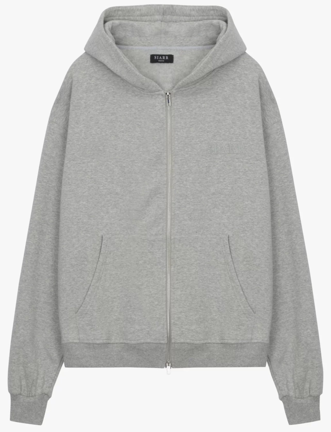 Siarr Zip Hoodie ‘Light Grey’