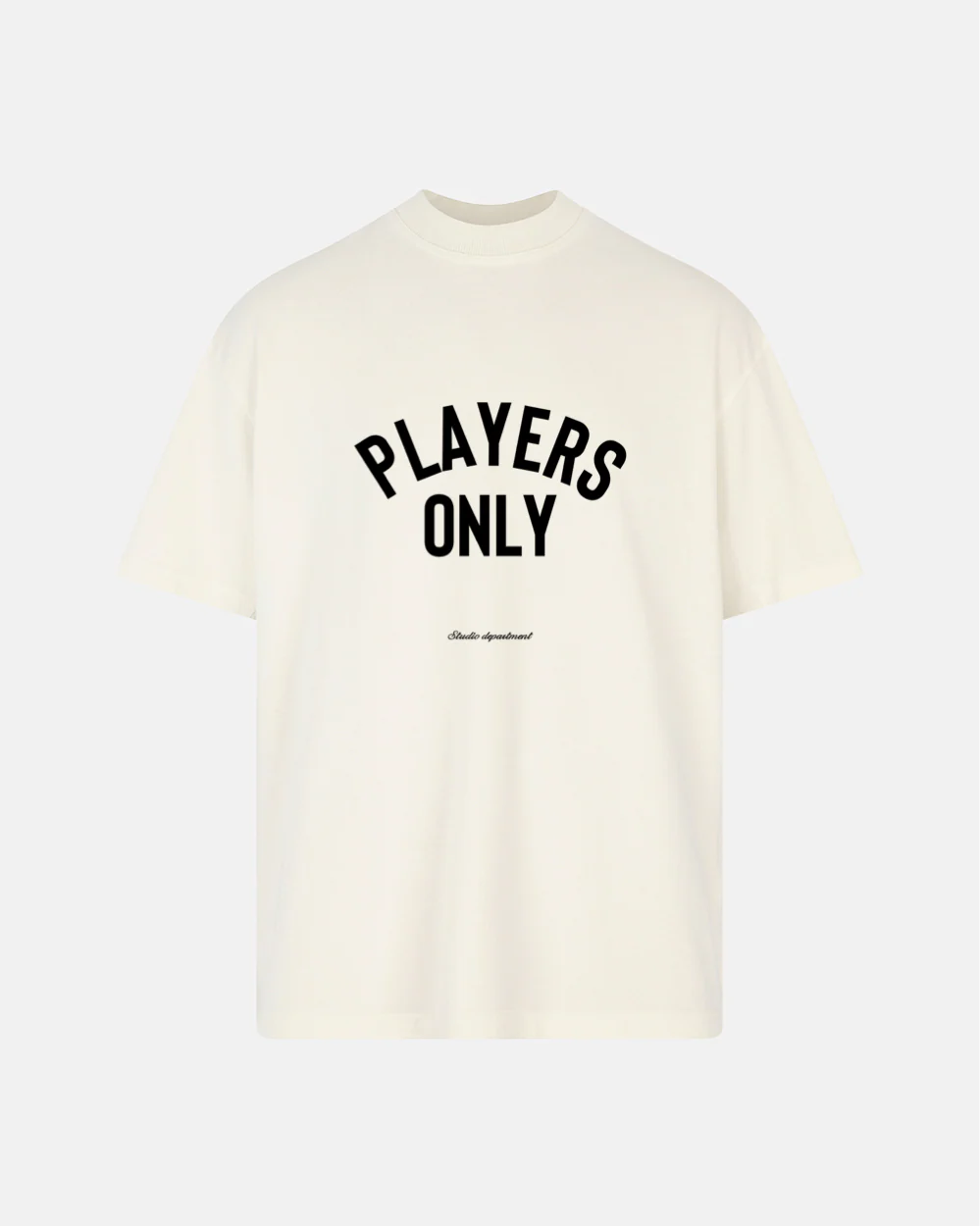 Players Only Ecru Studio Tee