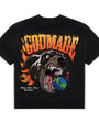 Godmade Dog World T Shirt Washed Black