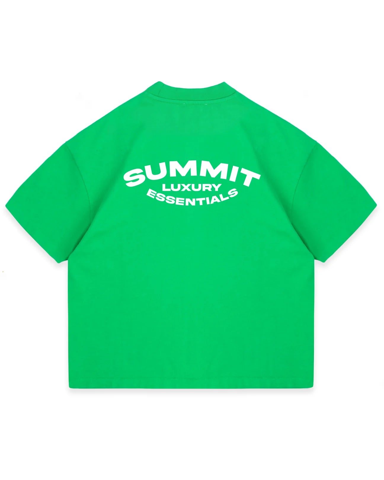 SUMMIT LUXURY ESSENTIALS T-SHIRT - KELLY GREEN