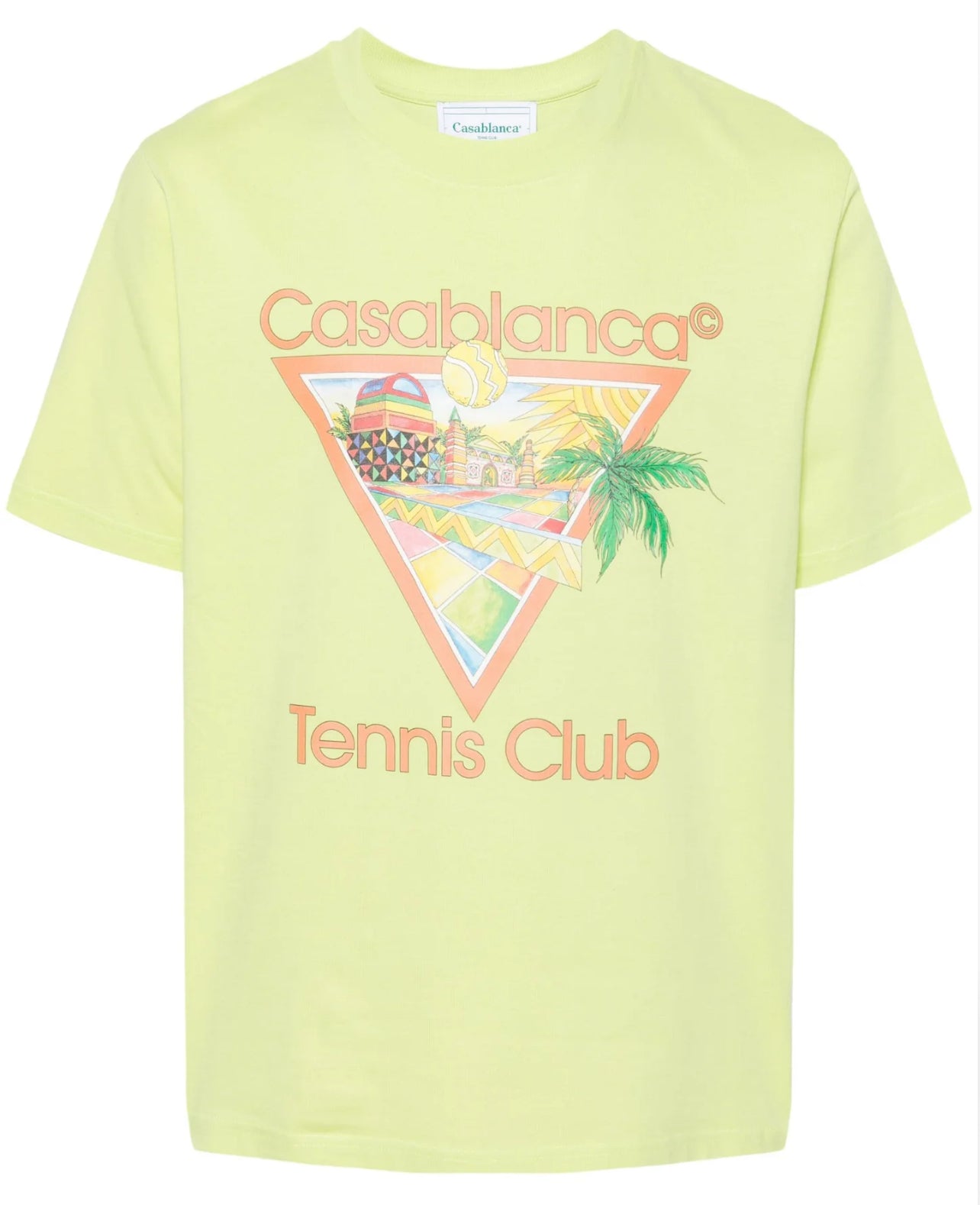 Casablanca Tennis Club T-Shirt (Pale Green)