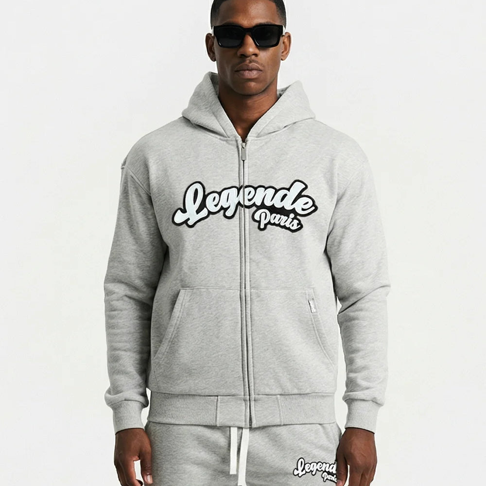 Legende Gum Logo Hoodie Grey