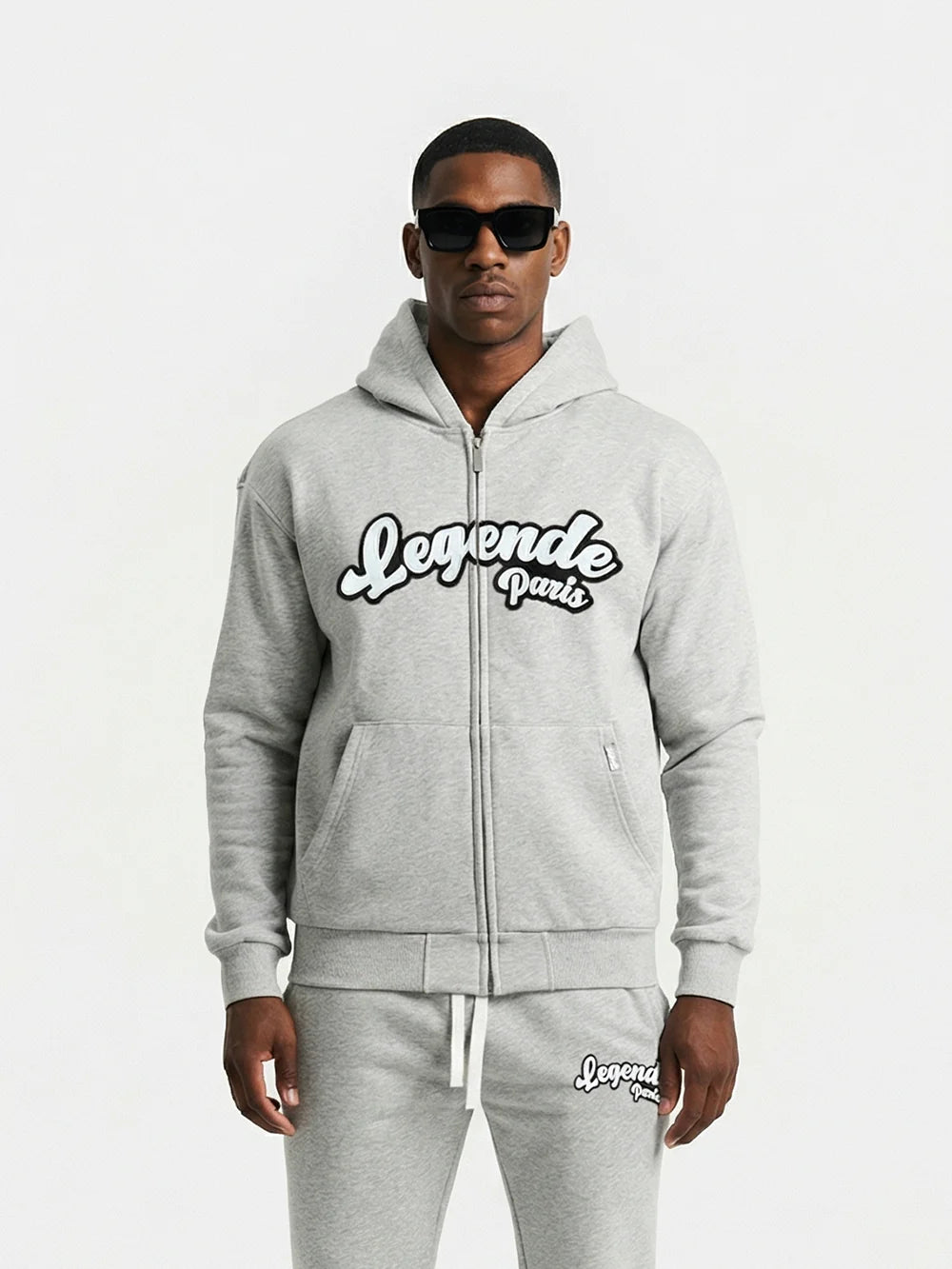 Legende Gum Logo Hoodie Grey