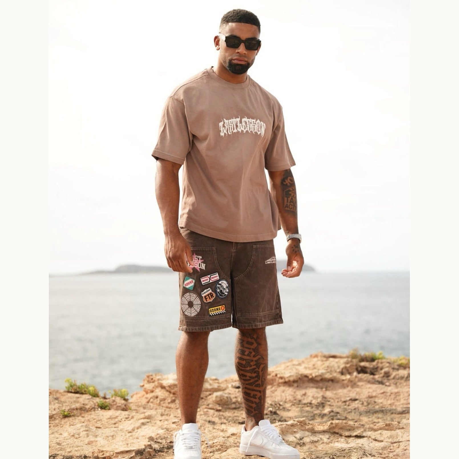 Last Lesson Brown Script T-Shirt