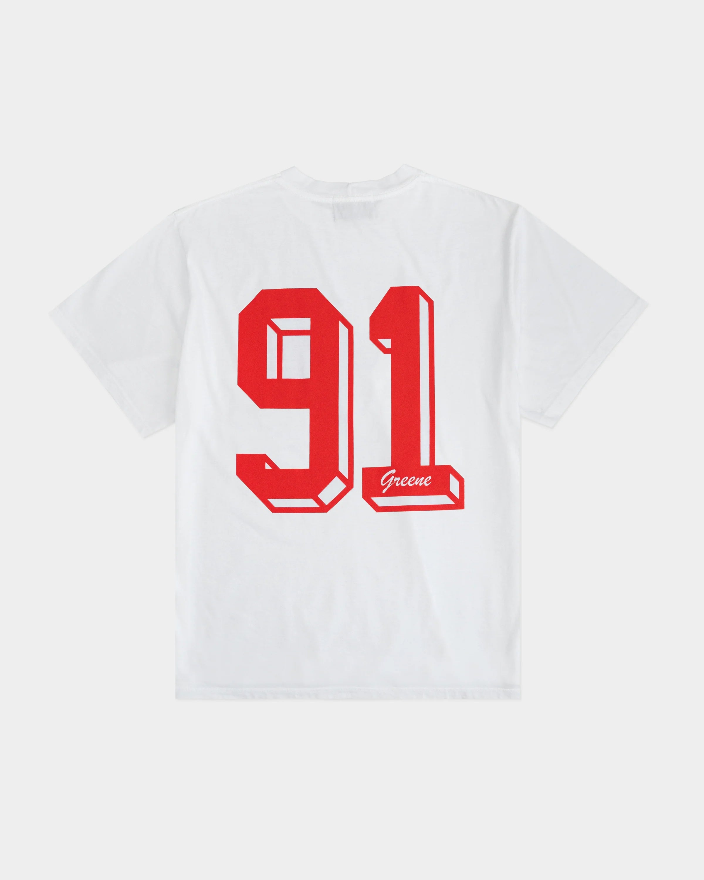 Eric Emanuel White/Red Basic Tee