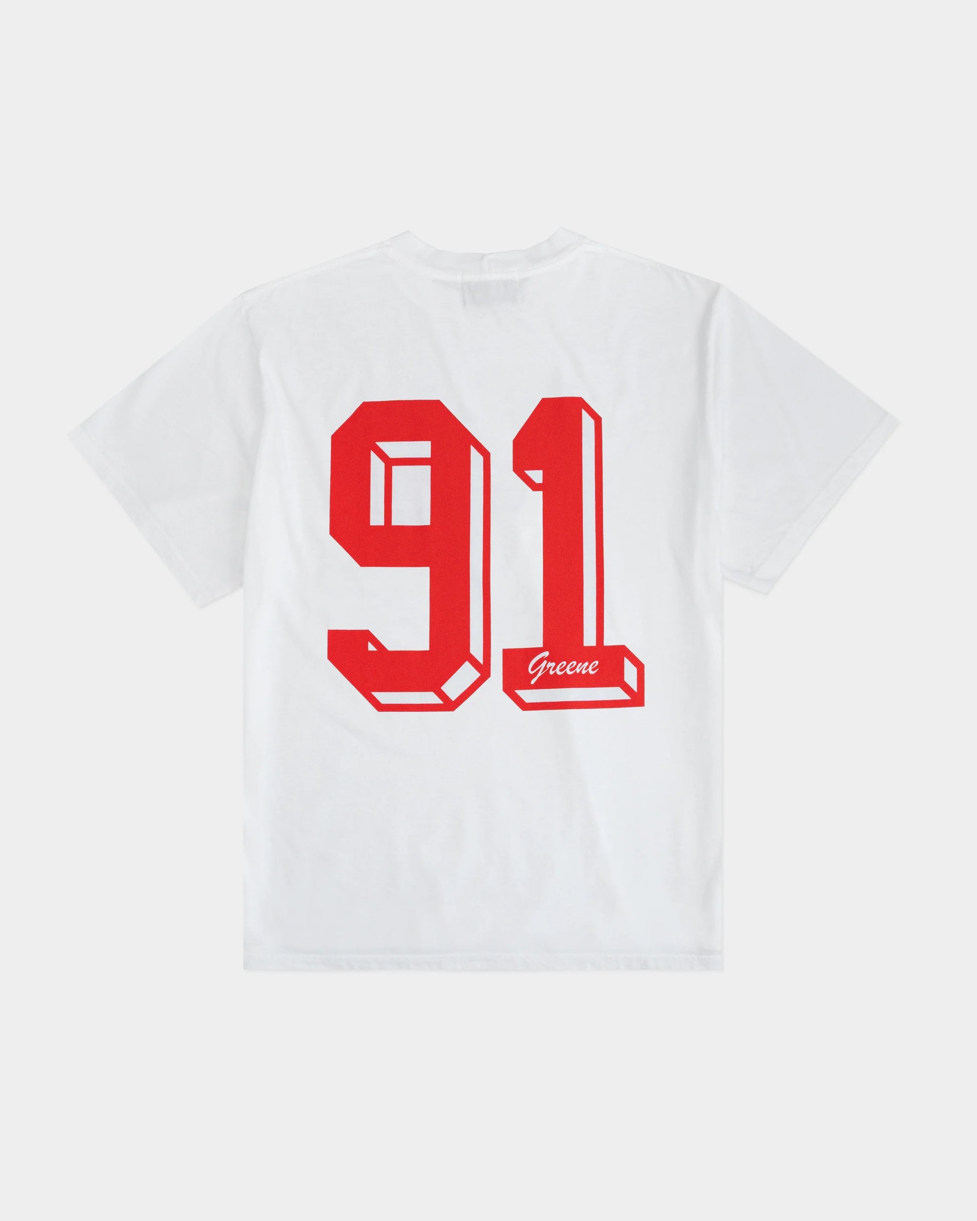 Eric Emanuel White/Red Basic Tee