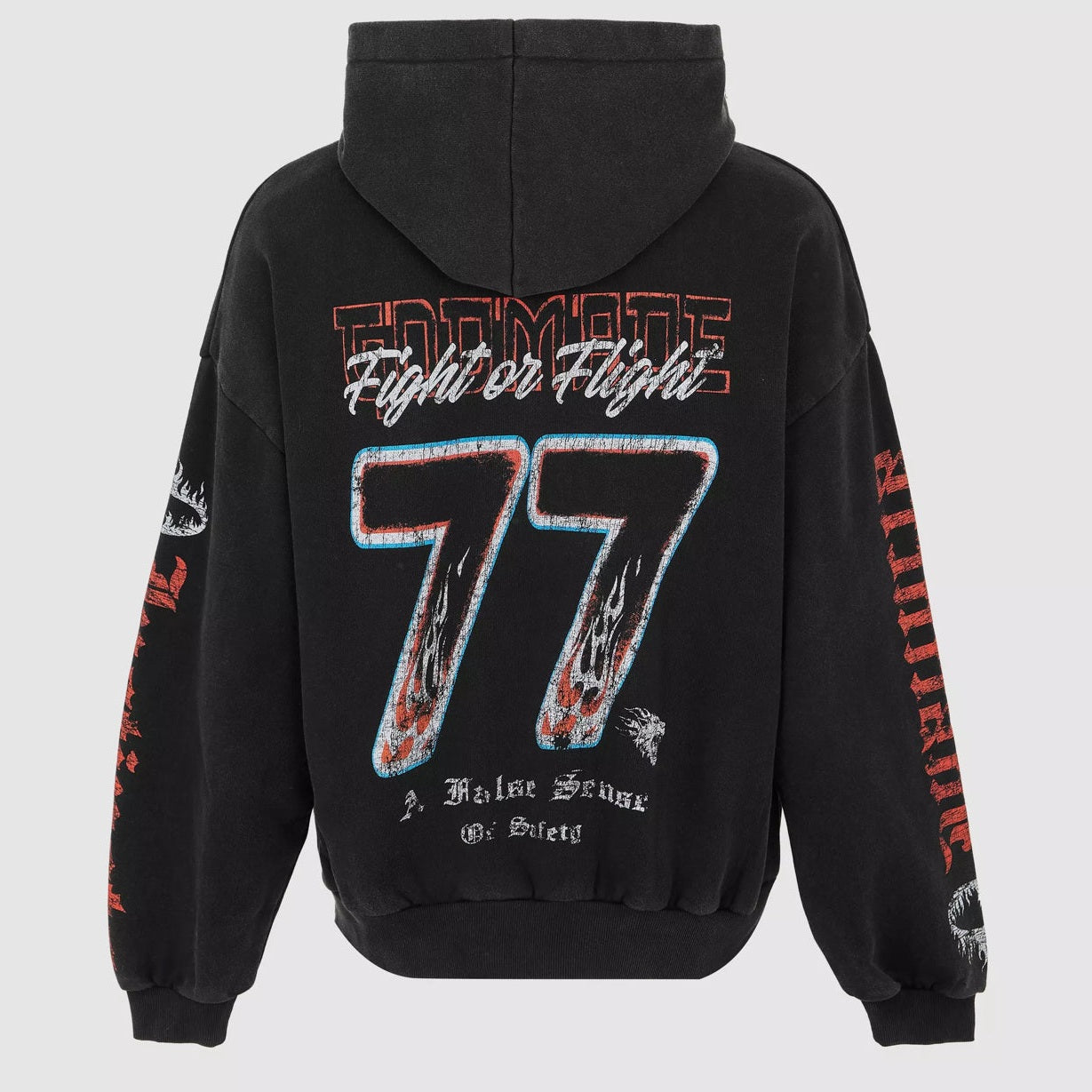 Godmade War Hoodie Black, alternate view 2