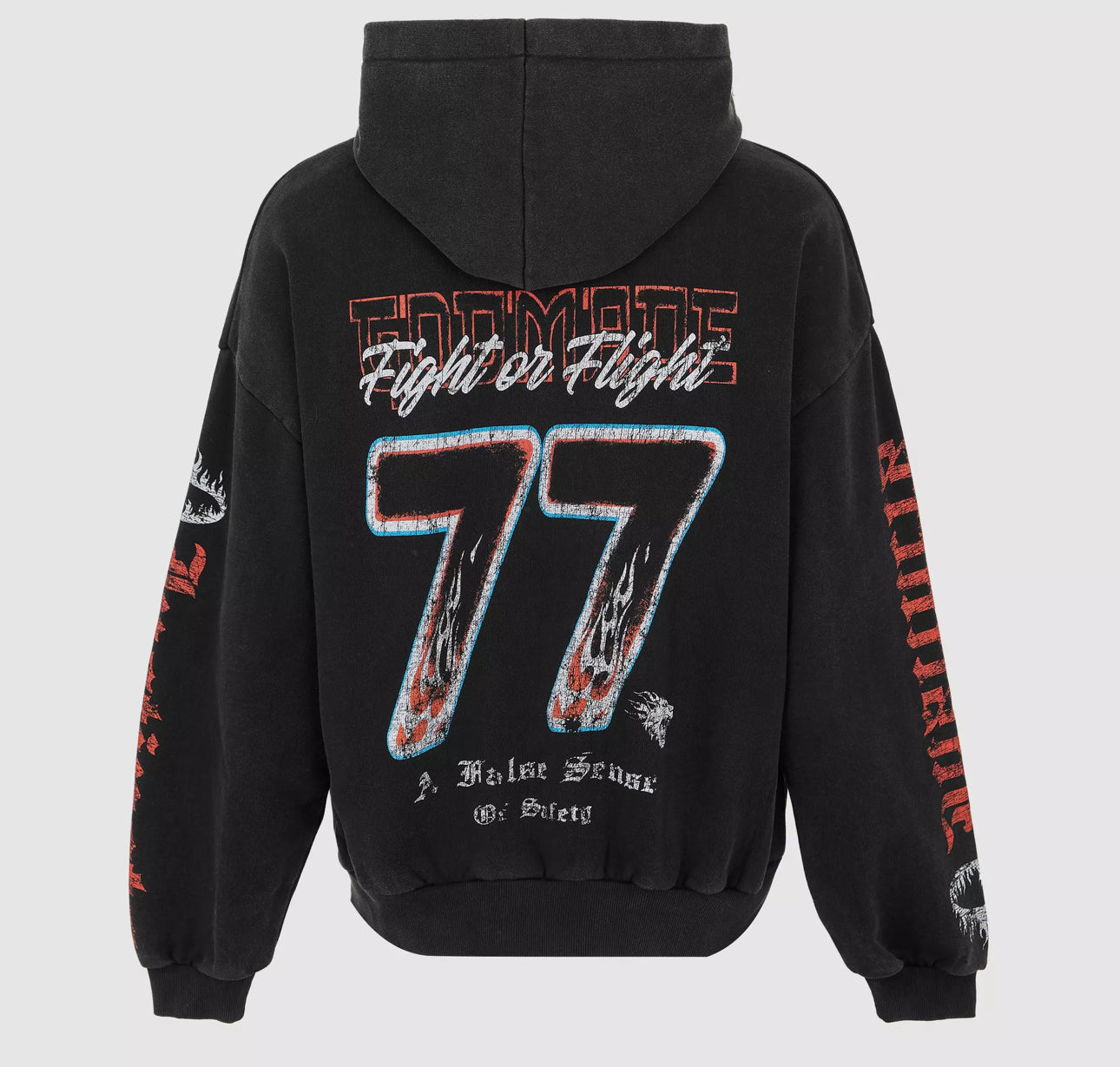 Godmade War Hoodie Black