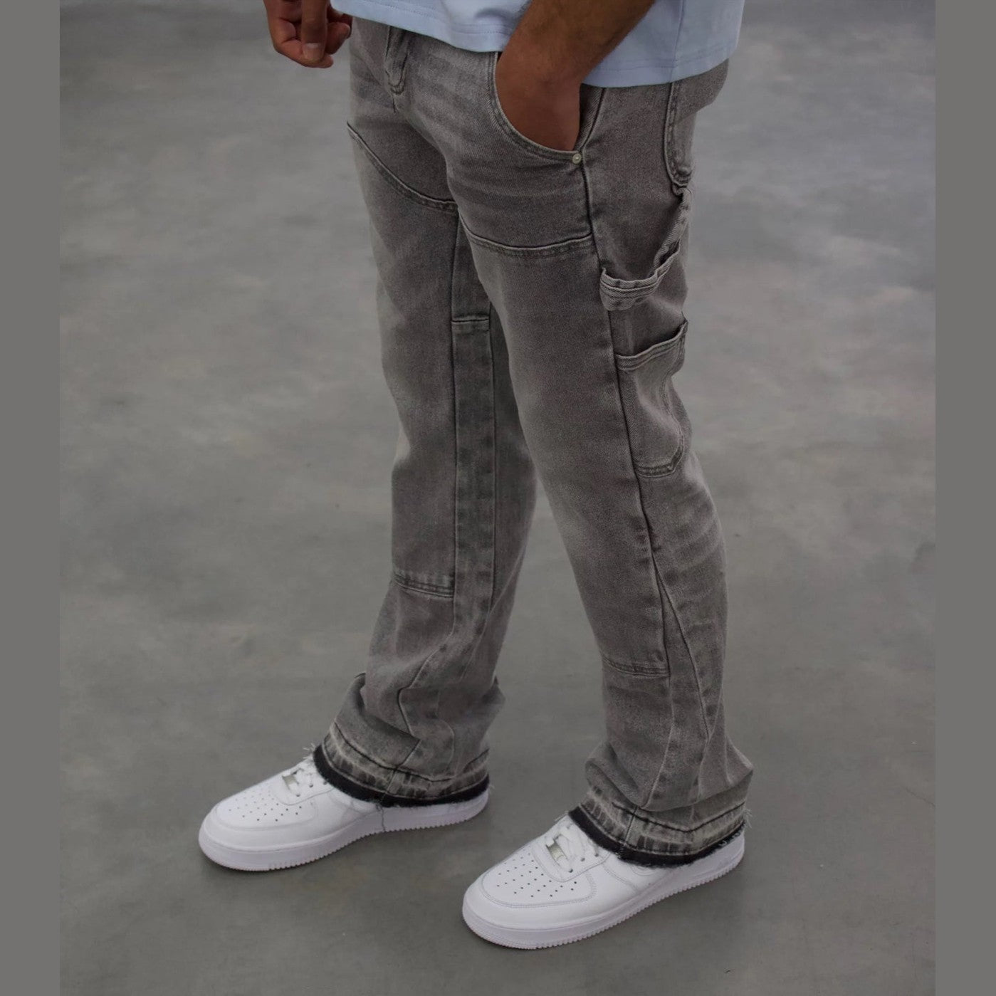 Siarr Carpenter Jeans ‘Light Grey’