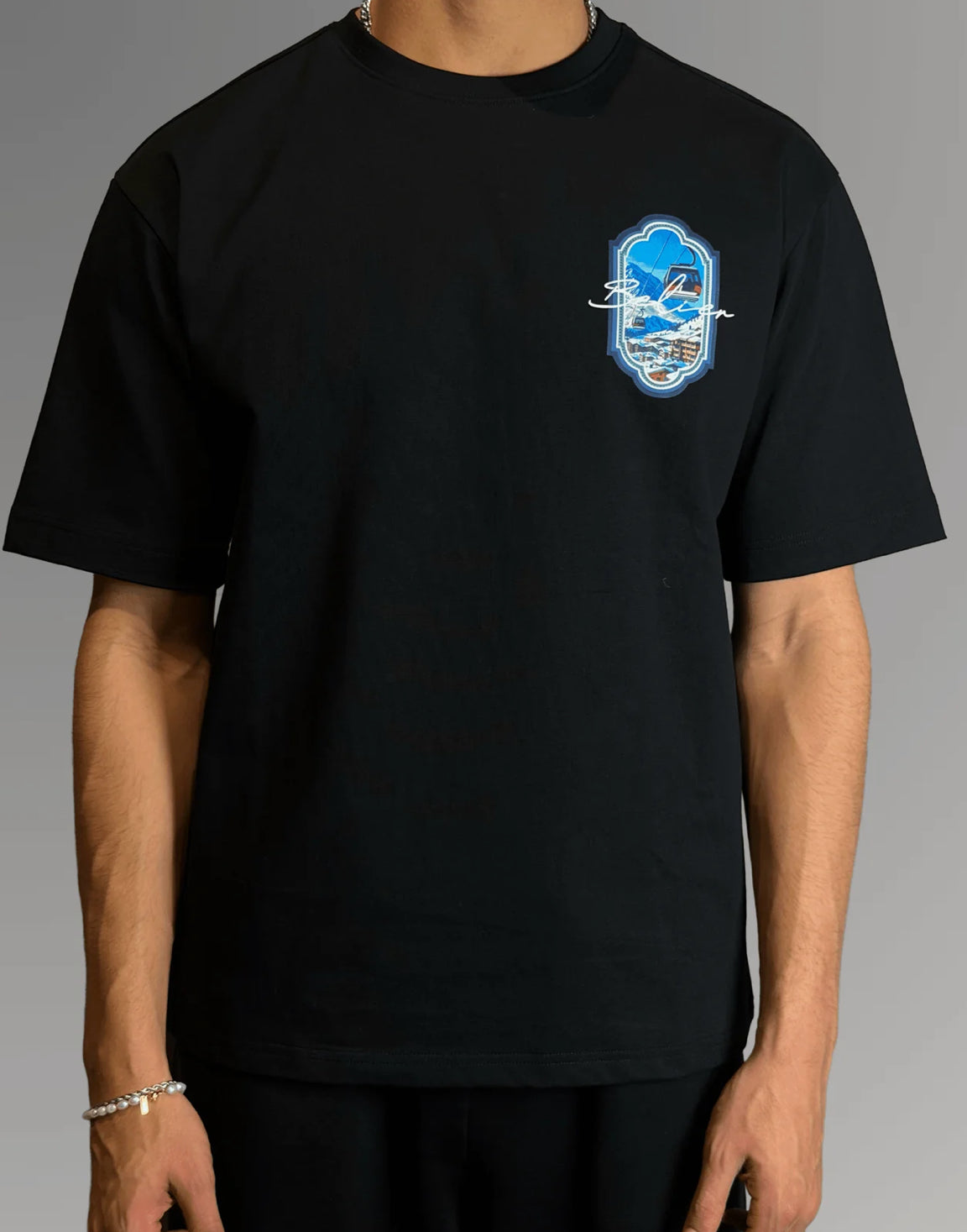 Belier Black Alpine View T Shirt