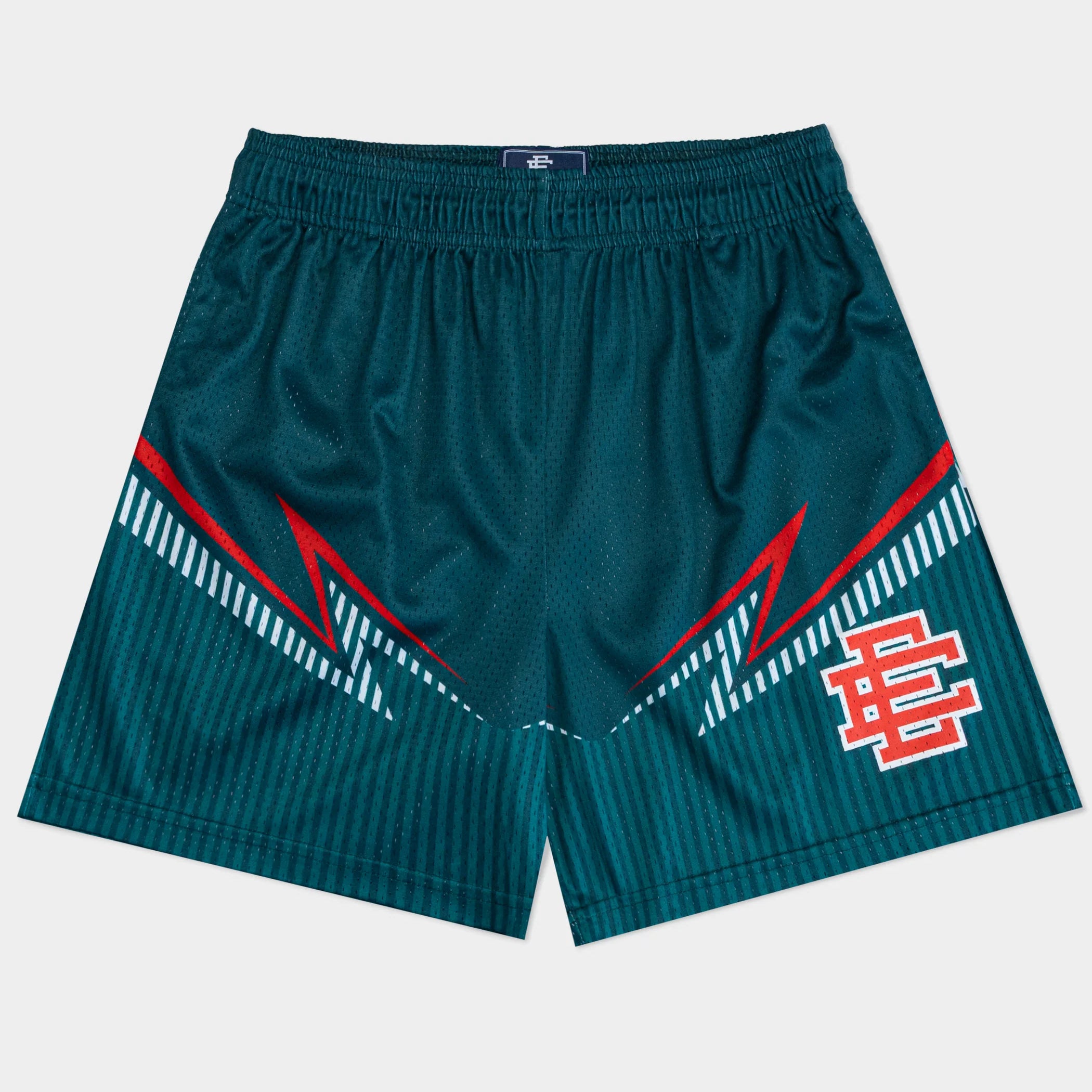 Eric Emanuel Green/Red Shorts