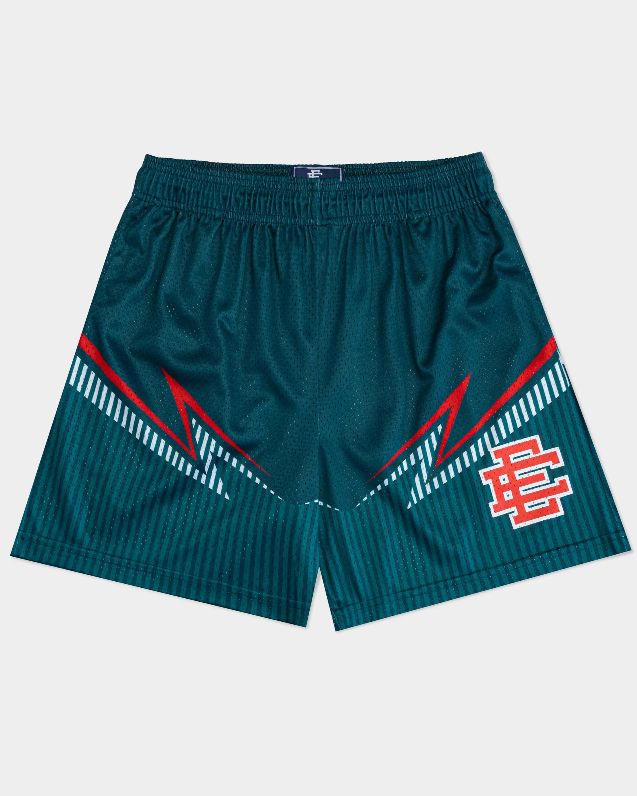 Eric Emanuel Green/Red Shorts